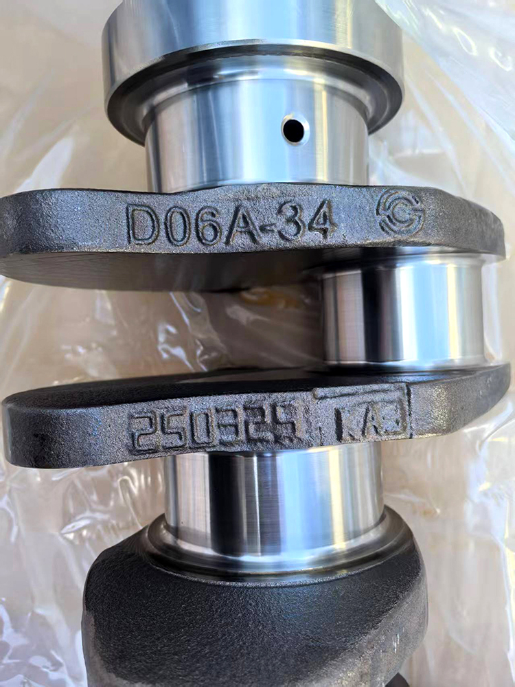 Crankshaft D06A-34 for Caterpillar D6e Dozers