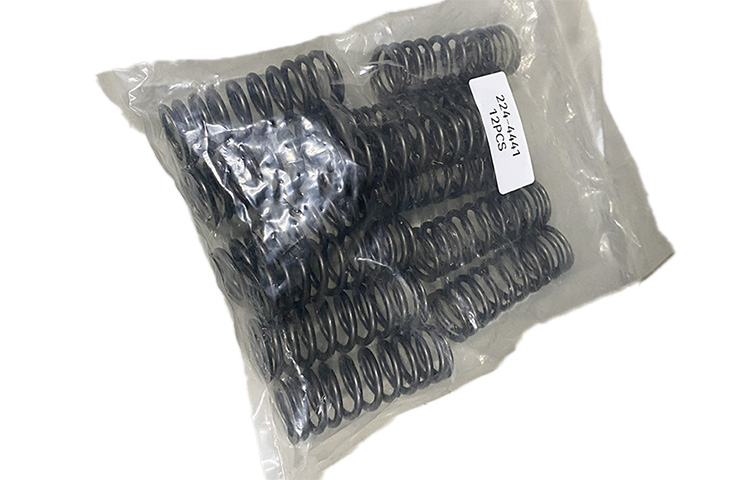 224-4441 Free Length Valve Compression Spring for Heavy Equipment, New